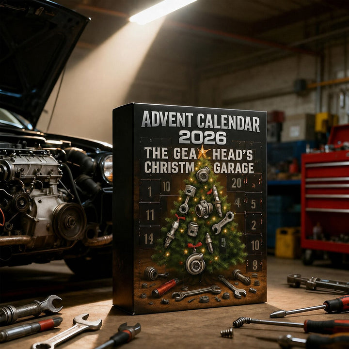 Automotive Parts Advent Calendar 2026 | 24 Garage-Themed Ornament Surprises | Holiday Countdown Collection