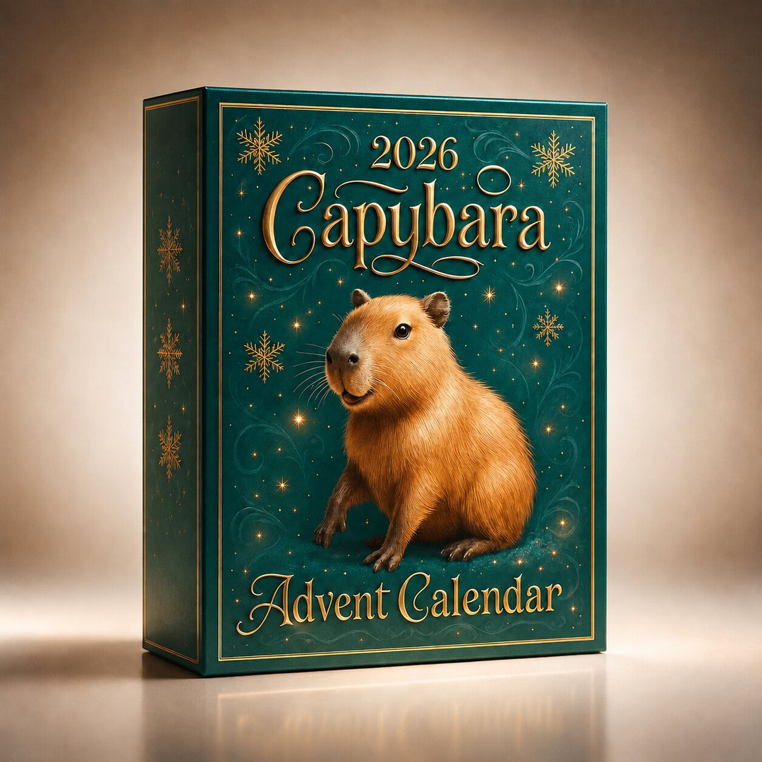 Capybara Advent Calendar 2026 | 24 Cute Ornament Surprises | Holiday Countdown Collection