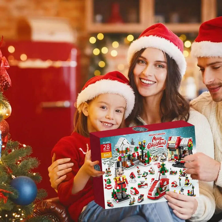 Christmas Building Block Advent Calendar – 24-Day DIY Construction Set for Kids