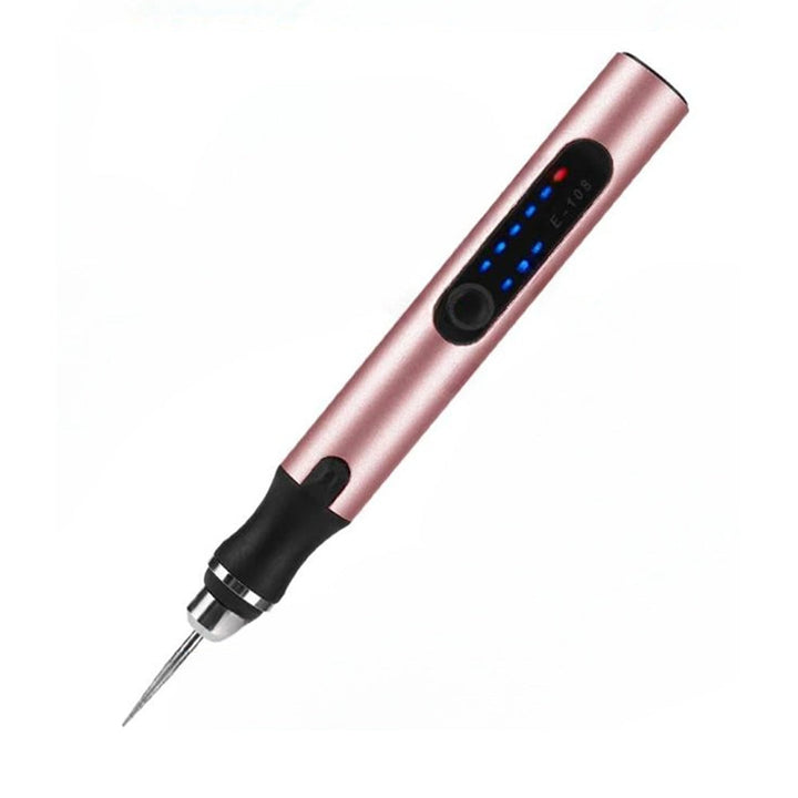 Electric Engraving Pen Kit | USB-C Rechargeable | Adjustable Speed 5,000–18,000 RPM | Precision Craft Tool