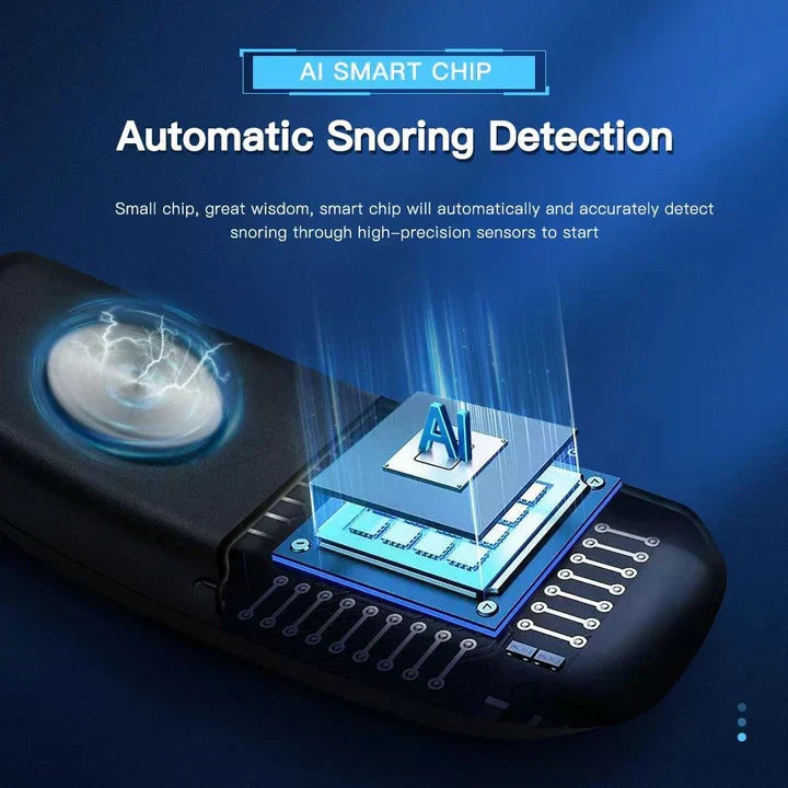 Electronic Anti-Snoring Device | EMS Pulse Vibration | Portable Design &amp; USB Rechargeable