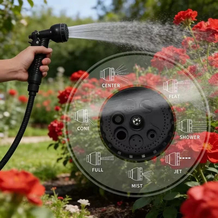 Expandable Garden Hose | Kink-Free Design | Brass Fittings | Expands Up to 100 ft