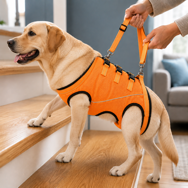 Full-Body Dog Mobility Support Harness with Lift Assist for Senior Dogs