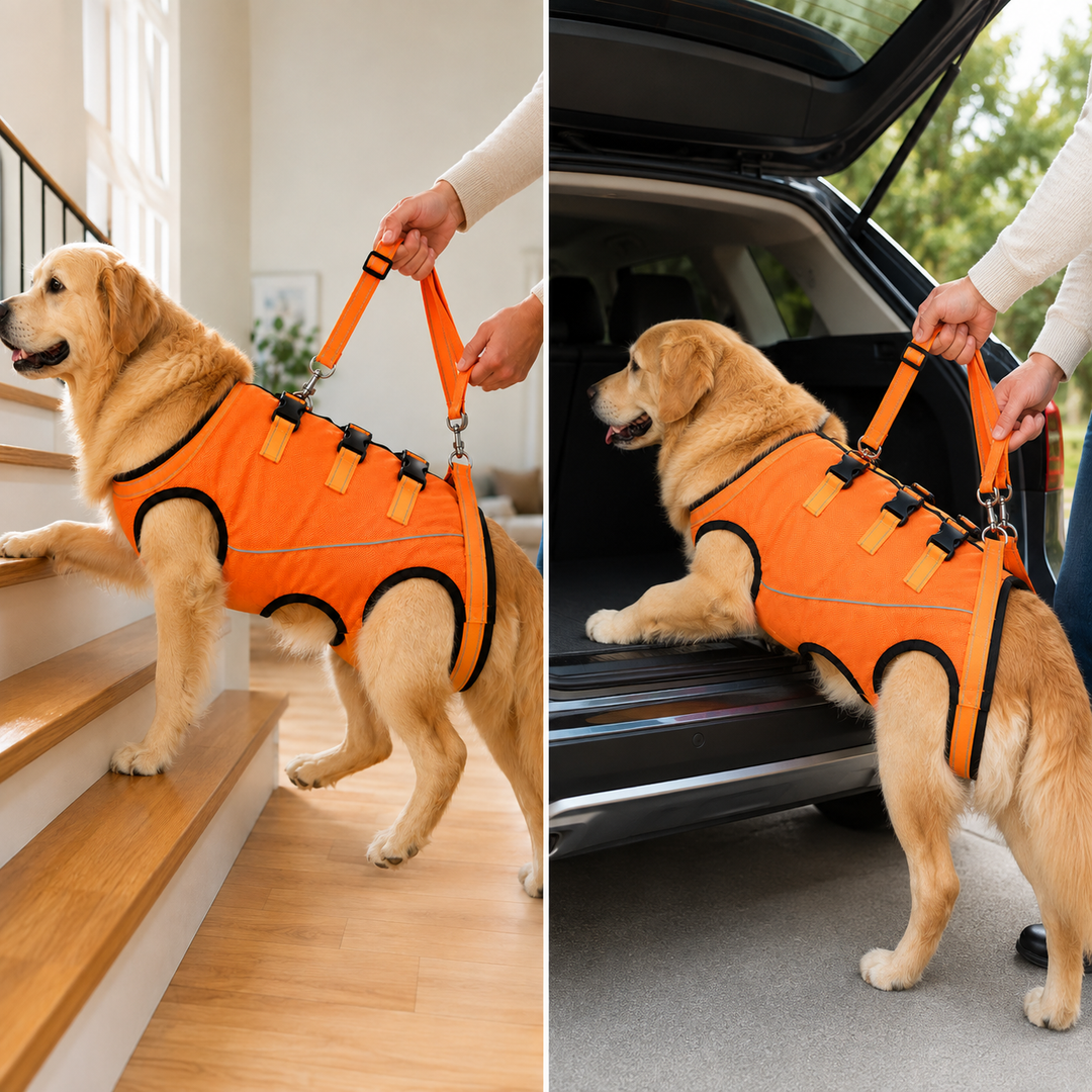 Full-Body Dog Mobility Support Harness with Lift Assist for Senior Dogs