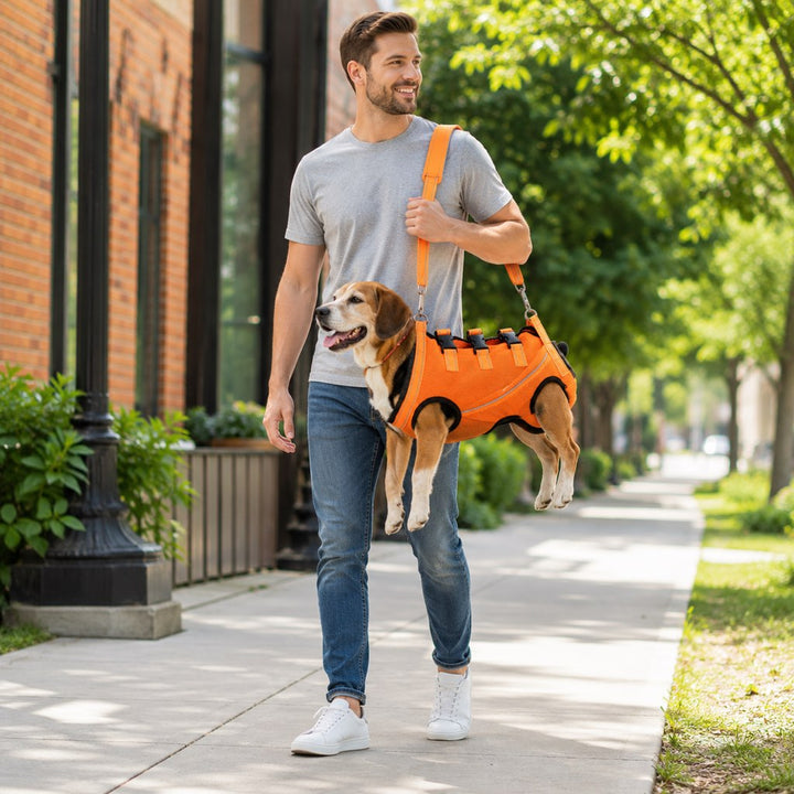 Full-Body Dog Mobility Support Harness with Lift Assist for Senior Dogs