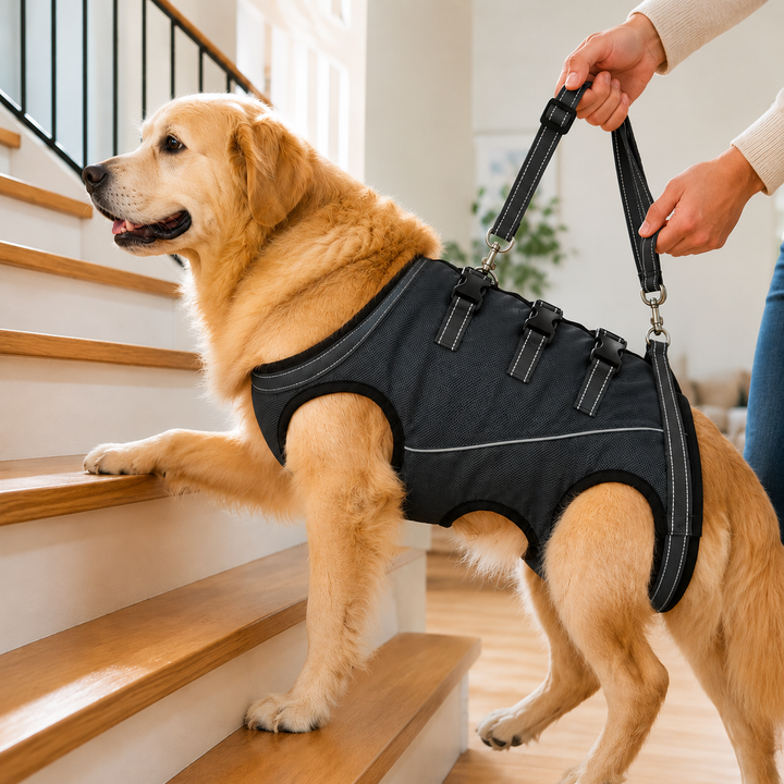 Full-Body Dog Mobility Support Harness with Lift Assist for Senior Dogs