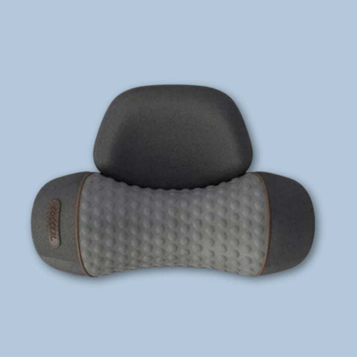 Heated Neck and Back Massage Pillow with Traction and Vibration Therapy
