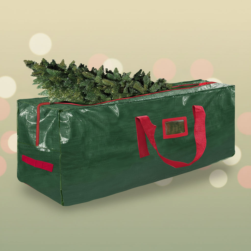 Heavy-Duty Plastic Christmas Tree Storage Bag – Seasonal Holiday Organizer