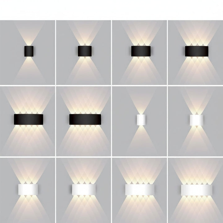 LED Outdoor Wall Light | Waterproof Aluminum Fixture | Modern Exterior Lighting