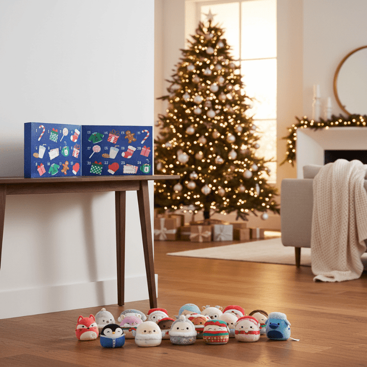 Mini Figure Advent Calendar | 24-Day Christmas Countdown | 24 Collectible Holiday Figures