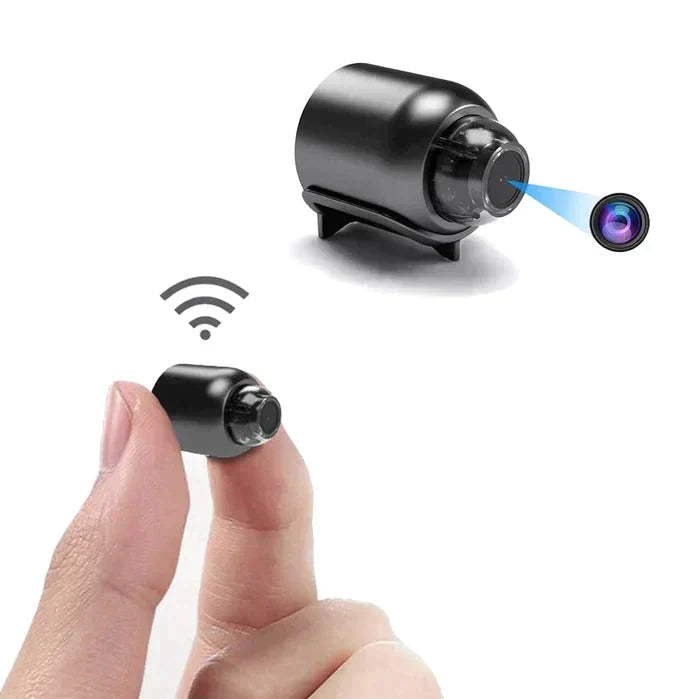 Mini WiFi Security Camera | 1080P HD Video &amp; Night Vision | Motion Alerts with Two-Way Audio