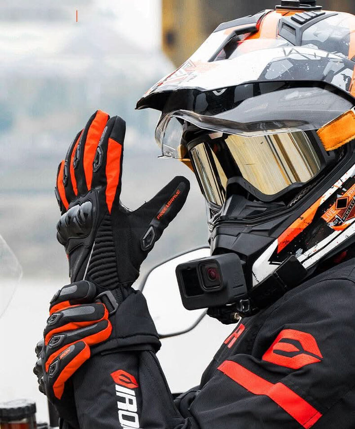 Motorcycle Gloves | Waterproof Insulated Design | Touchscreen Compatible