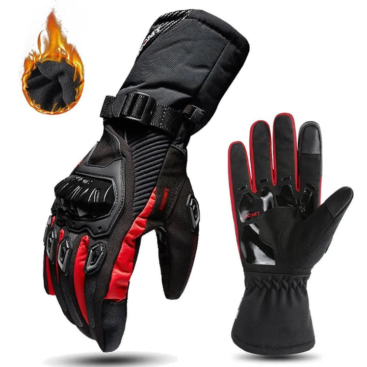 Motorcycle Gloves | Waterproof Insulated Design | Touchscreen Compatible