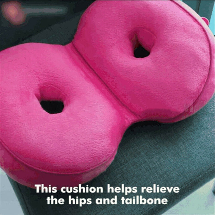 Orthopedic Seat Cushion | Coccyx Pressure Relief Memory Foam | Ergonomic Chair &amp; Car Seat Support