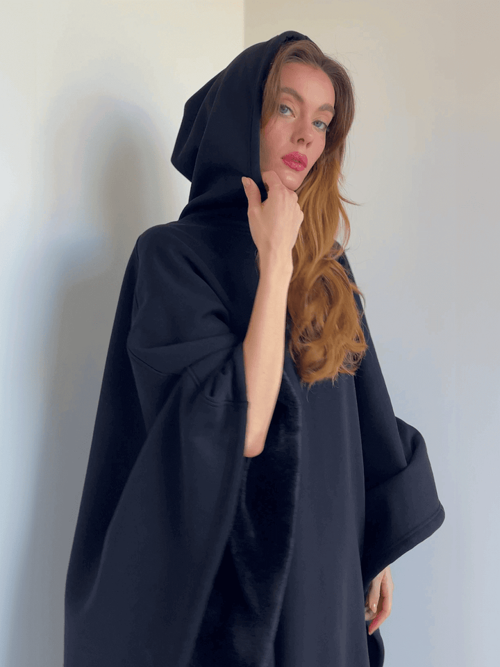 Oversized Weighted Hoodie Blanket – Ultra-Soft Cozy Pullover for Relaxation
