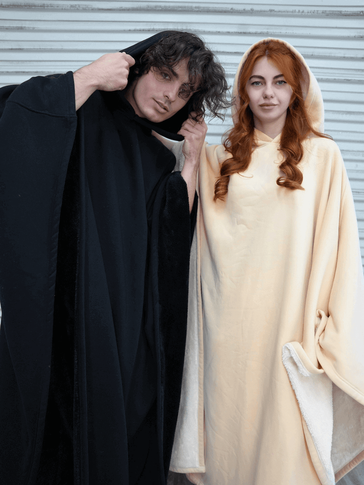 Oversized Weighted Hoodie Blanket – Ultra-Soft Cozy Pullover for Relaxation