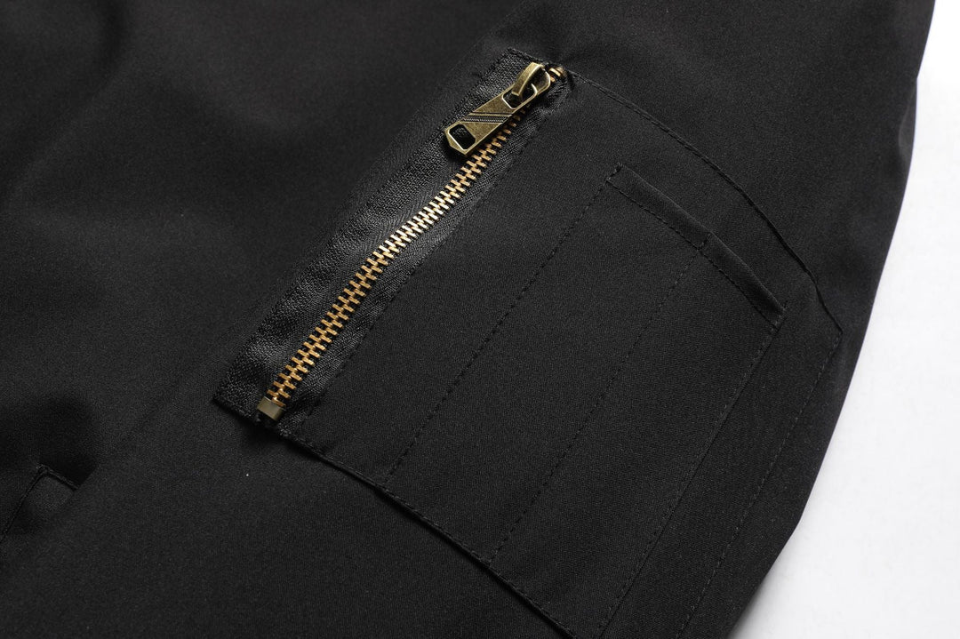 Owen - Men’s waterproof bomber jacket with hood and quilted lining for winter