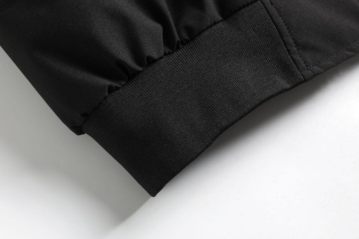 Owen - Men’s waterproof bomber jacket with hood and quilted lining for winter