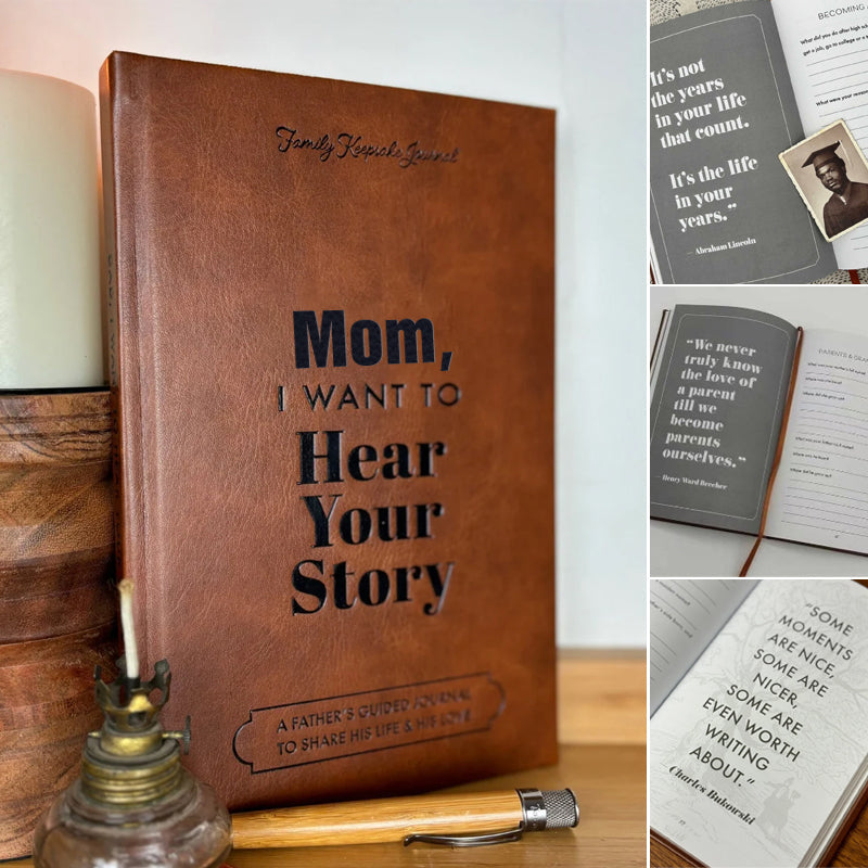 Parent Memory Journal Book | 250+ Guided Questions | Hardcover Keepsake Edition