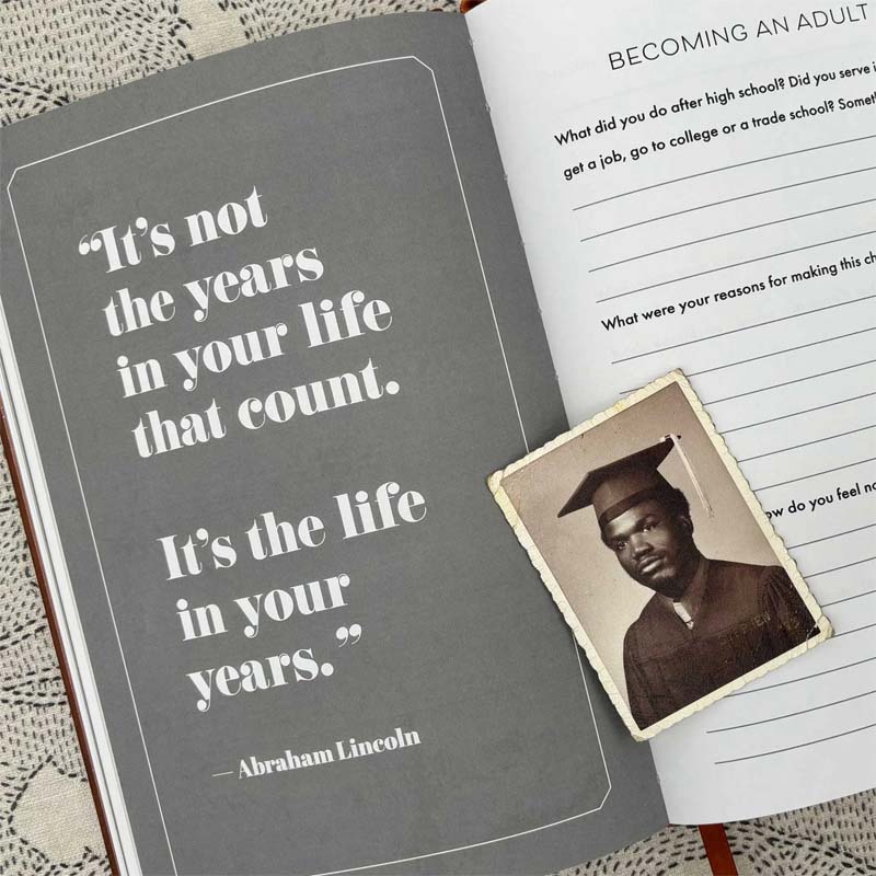 Parent Memory Journal Book | 250+ Guided Questions | Hardcover Keepsake Edition