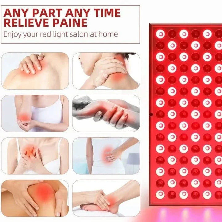 Red &amp; Infrared Light Therapy Panel | 225 LEDs | Skin &amp; Muscle Recovery Device