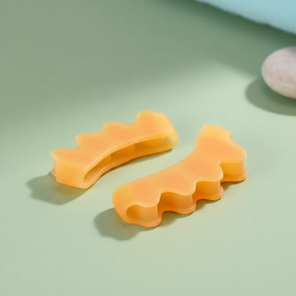 Silicone Toe Spacers | Natural Toe Alignment | Reusable Foot Comfort Separators