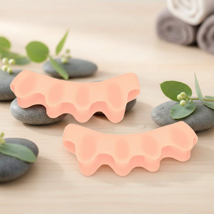 Silicone Toe Spacers | Natural Toe Alignment | Reusable Foot Comfort Separators