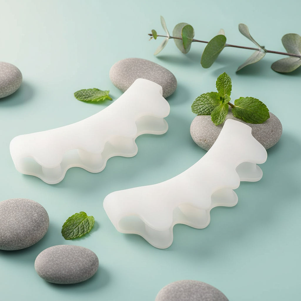 Silicone Toe Spacers | Natural Toe Alignment | Reusable Foot Comfort Separators