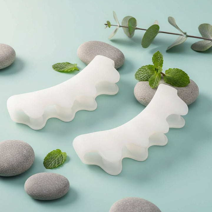 Silicone Toe Spacers | Natural Toe Alignment | Reusable Foot Comfort Separators