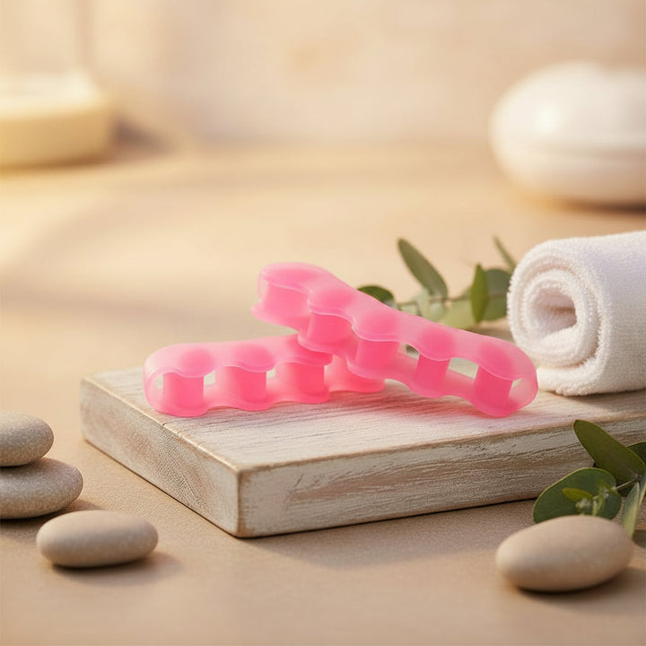Silicone Toe Spacers | Natural Toe Alignment | Reusable Foot Comfort Separators