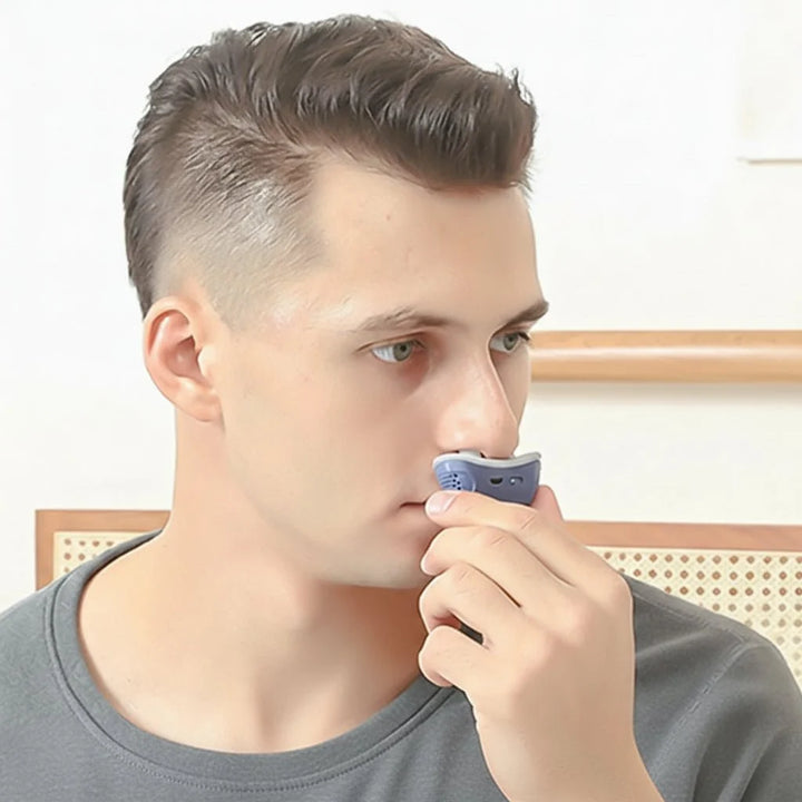 Sleep Support Device | Compact Nasal Design | Rechargeable Overnight Comfort Aid