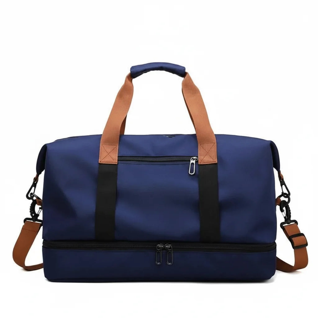 Sports Duffel Bag | Shoe Compartment &amp; Wet Pocket | Travel &amp; Gym Weekender