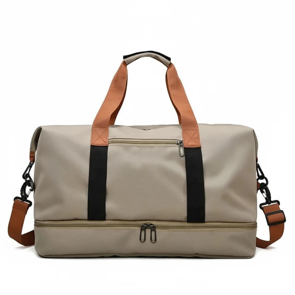 Sports Duffel Bag | Shoe Compartment &amp; Wet Pocket | Travel &amp; Gym Weekender