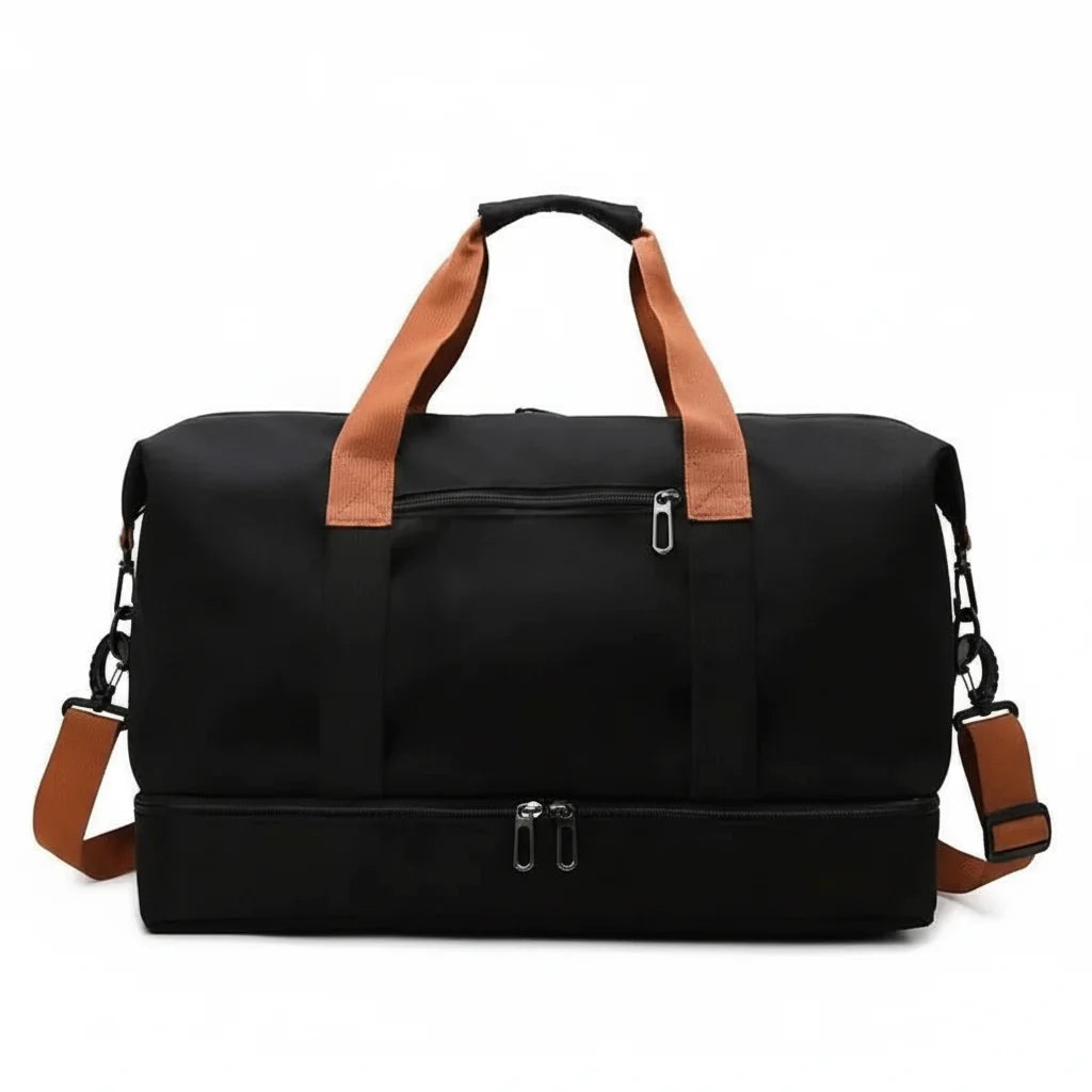 Sports Duffel Bag | Shoe Compartment &amp; Wet Pocket | Travel &amp; Gym Weekender