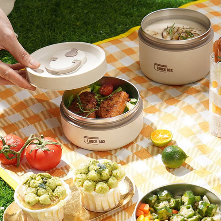Thermal Lunch Box | Leakproof Stainless Steel Food Container
