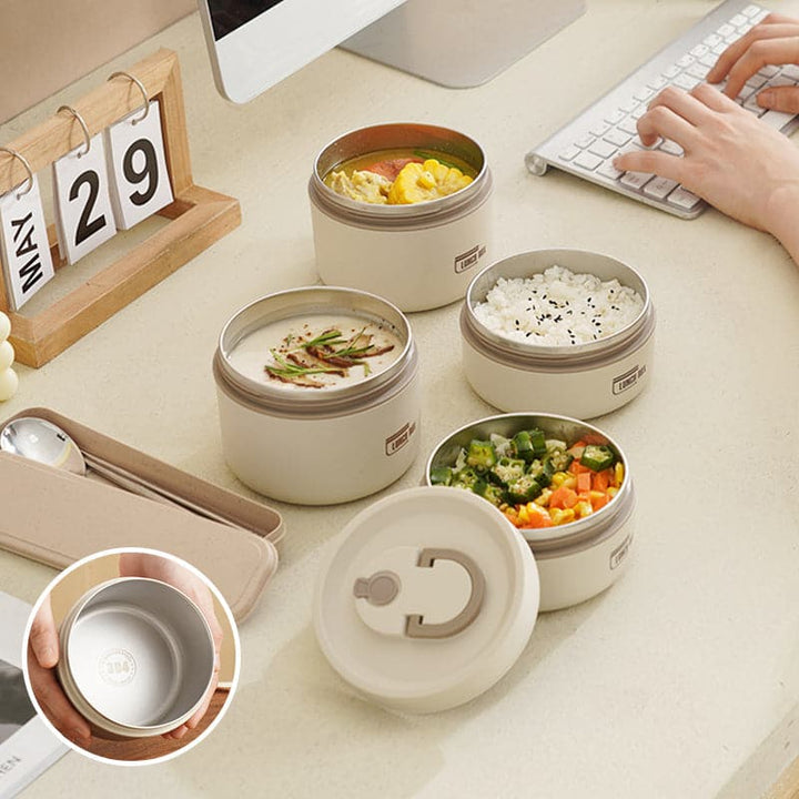 Thermal Lunch Box | Leakproof Stainless Steel Food Container