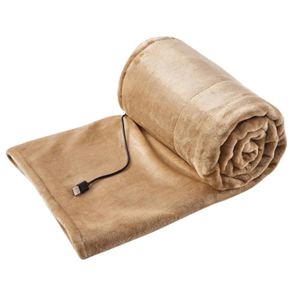 USB Heated Blanket with 3 Adjustable Heat Settings – 39 × 31 Inches