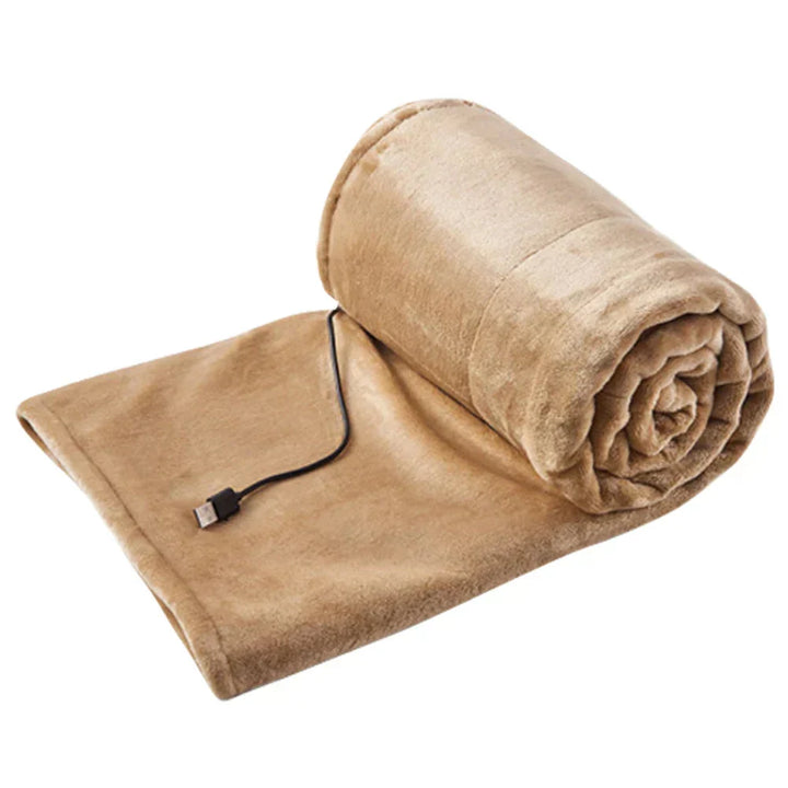 USB Heated Blanket with 3 Adjustable Heat Settings – 39 × 31 Inches