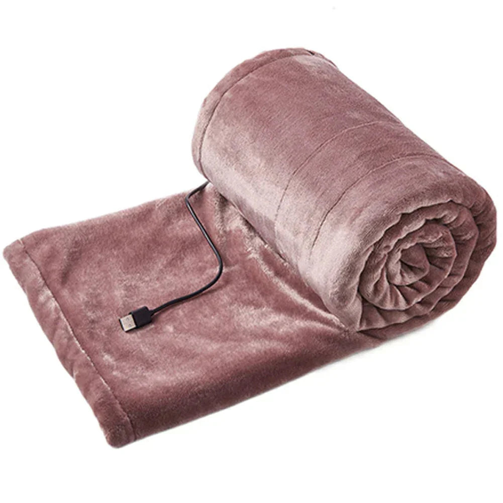 USB Heated Blanket with 3 Adjustable Heat Settings – 39 × 31 Inches